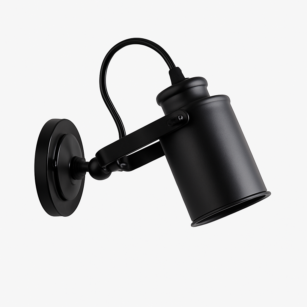 Vesquro | Adjustable Industrial Metal Spot Wall Light Fixture