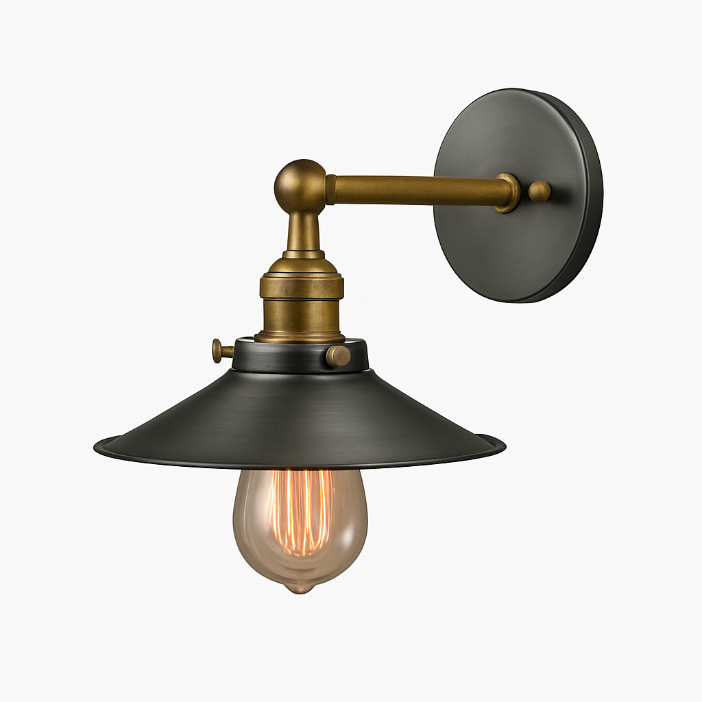 Orivand | Industrial Domed Sconce Vintage Metal Wall Light