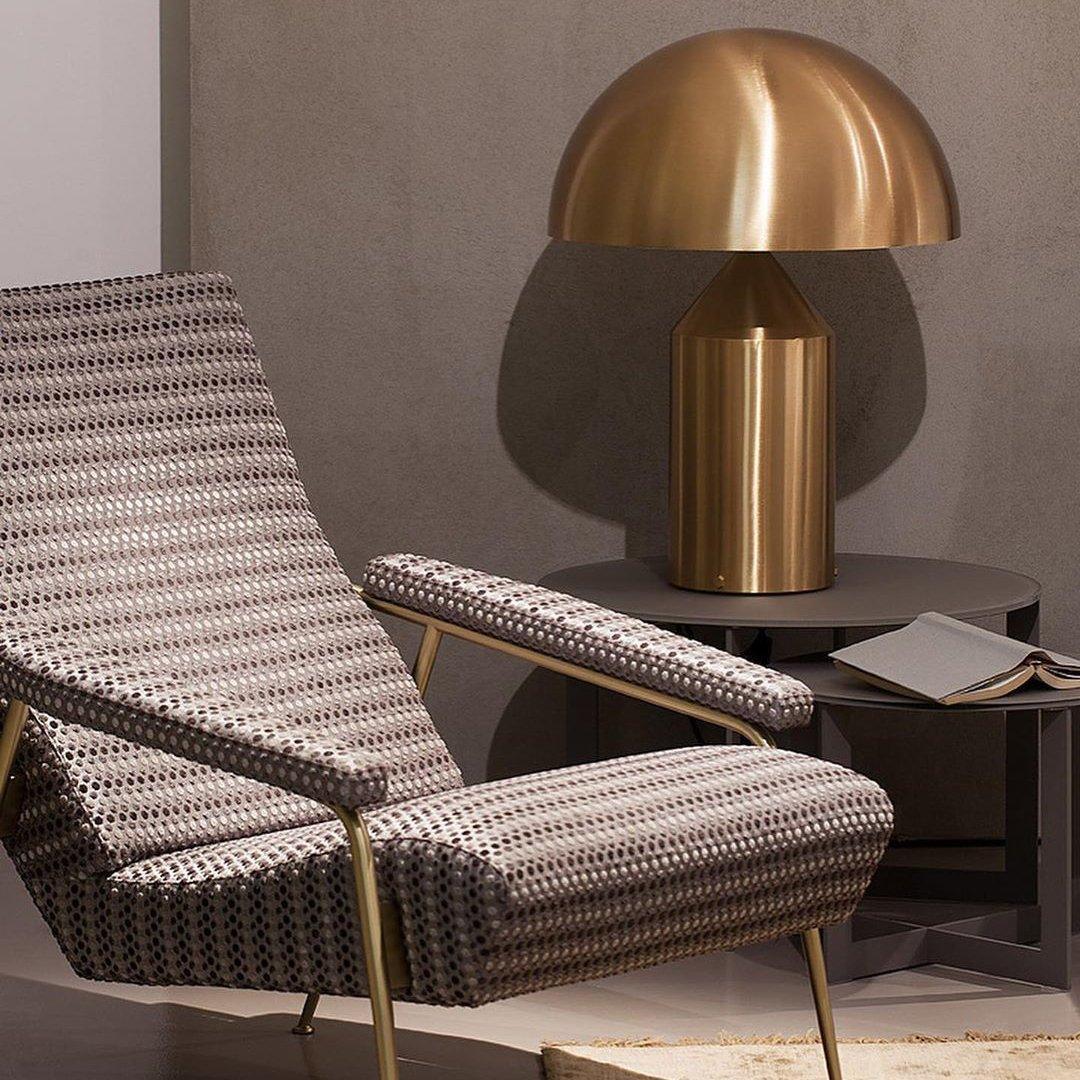 Zonthara | Avant Garde Geometric Sculptural Silhouette Metal Table Lamp