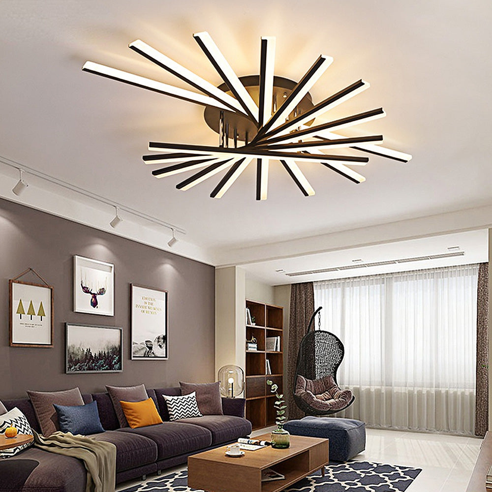 Astra | Modern Nordic Starburst Metal Ceiling Light