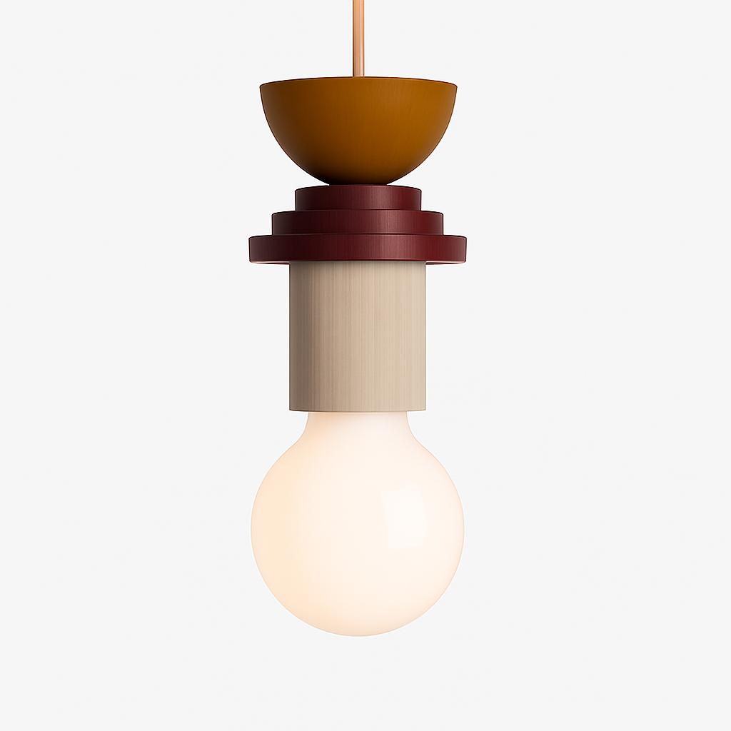 Venrione | Nordic Minimalist Wood Metal Pendant Ceiling Light Fixture