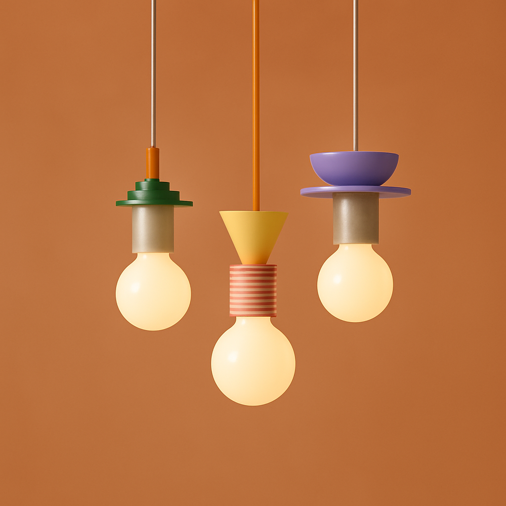 Venrione | Nordic Minimalist Wood Metal Pendant Ceiling Light Fixture