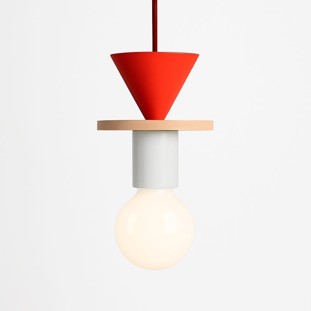 Venrione | Nordic Minimalist Wood Metal Pendant Ceiling Light Fixture