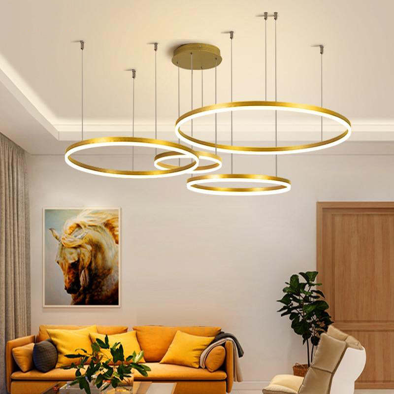 Zora | Modern Multi Ring Pendant Light