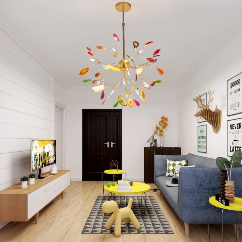 Vivida | Creative Artistic Colorful Branching Sputnik Chandelier