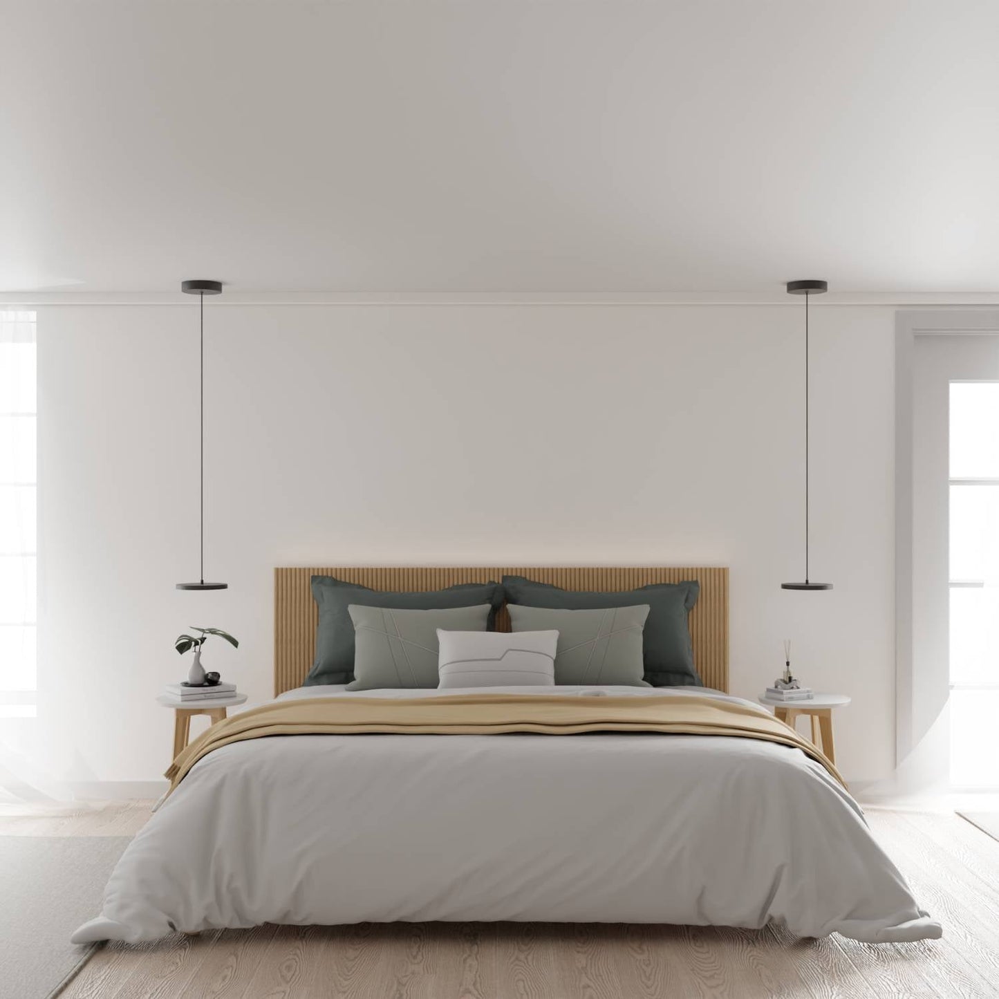 Aero | Modern Dimmable Height Adjustable Saucer Pendant Light