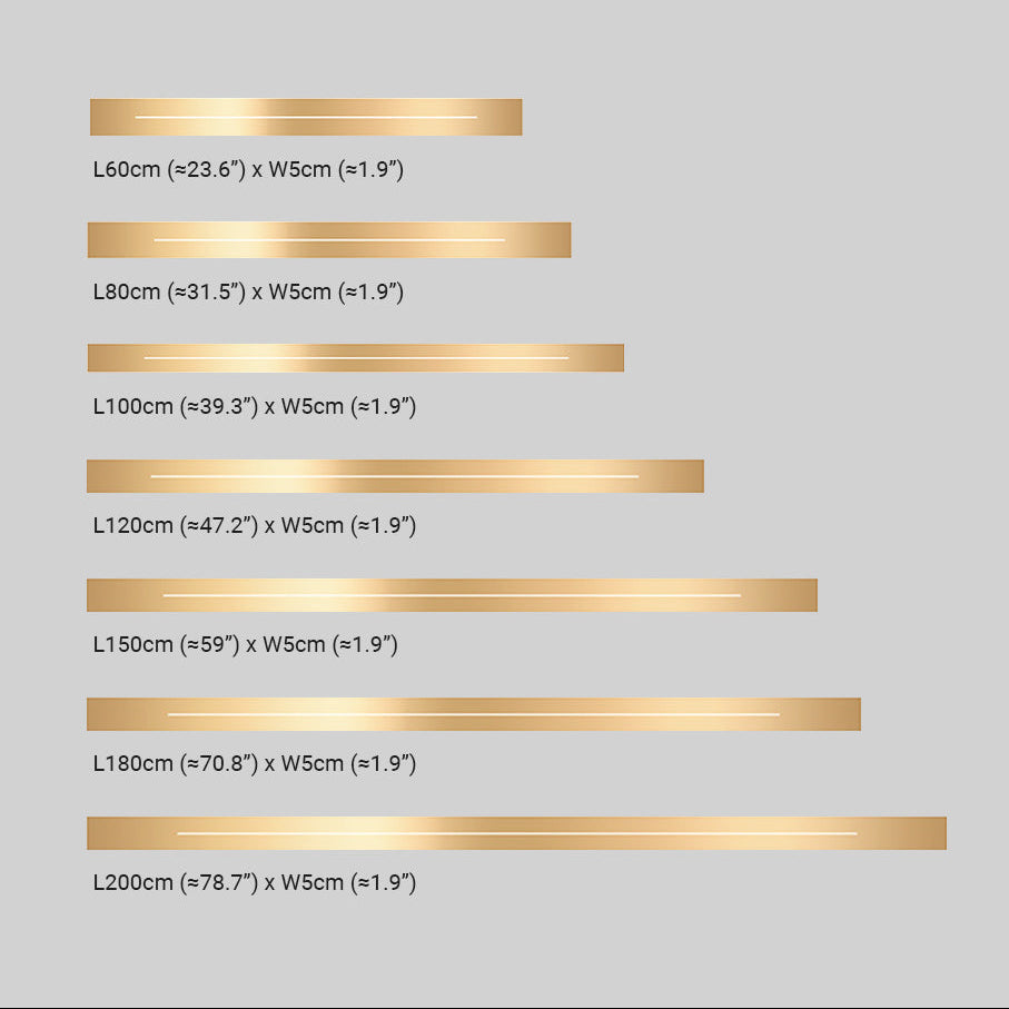 Azini | Sleek Geometric Vertical Rectangle Acrylic Wall Light