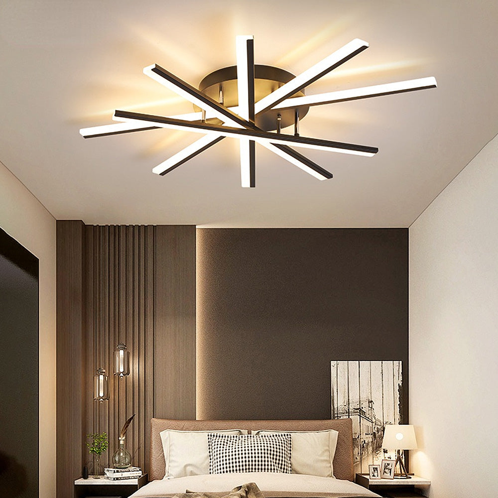 Astra | Modern Nordic Starburst Metal Ceiling Light