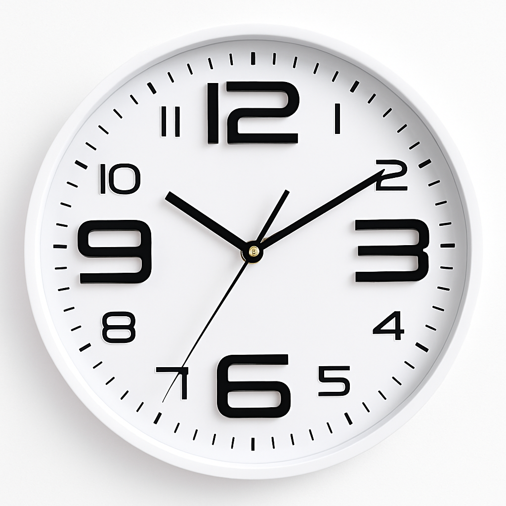 Velsmora | Playful Round Profile Artistic Kids Numeral Wall Clock