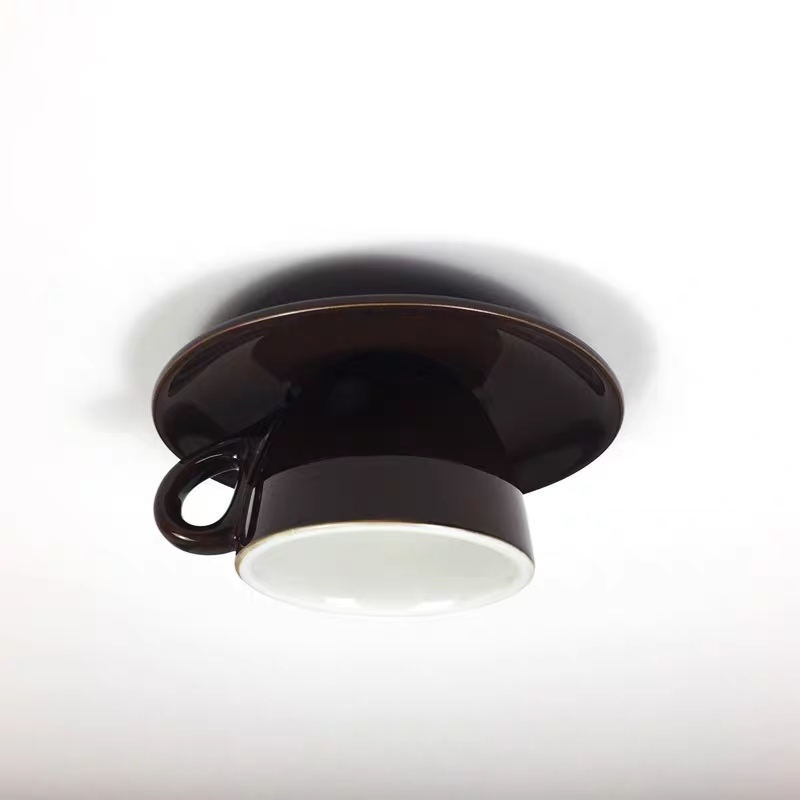 Valentina | Modern Ceramic Coffee Cup Flush Mount Ceiling Light
