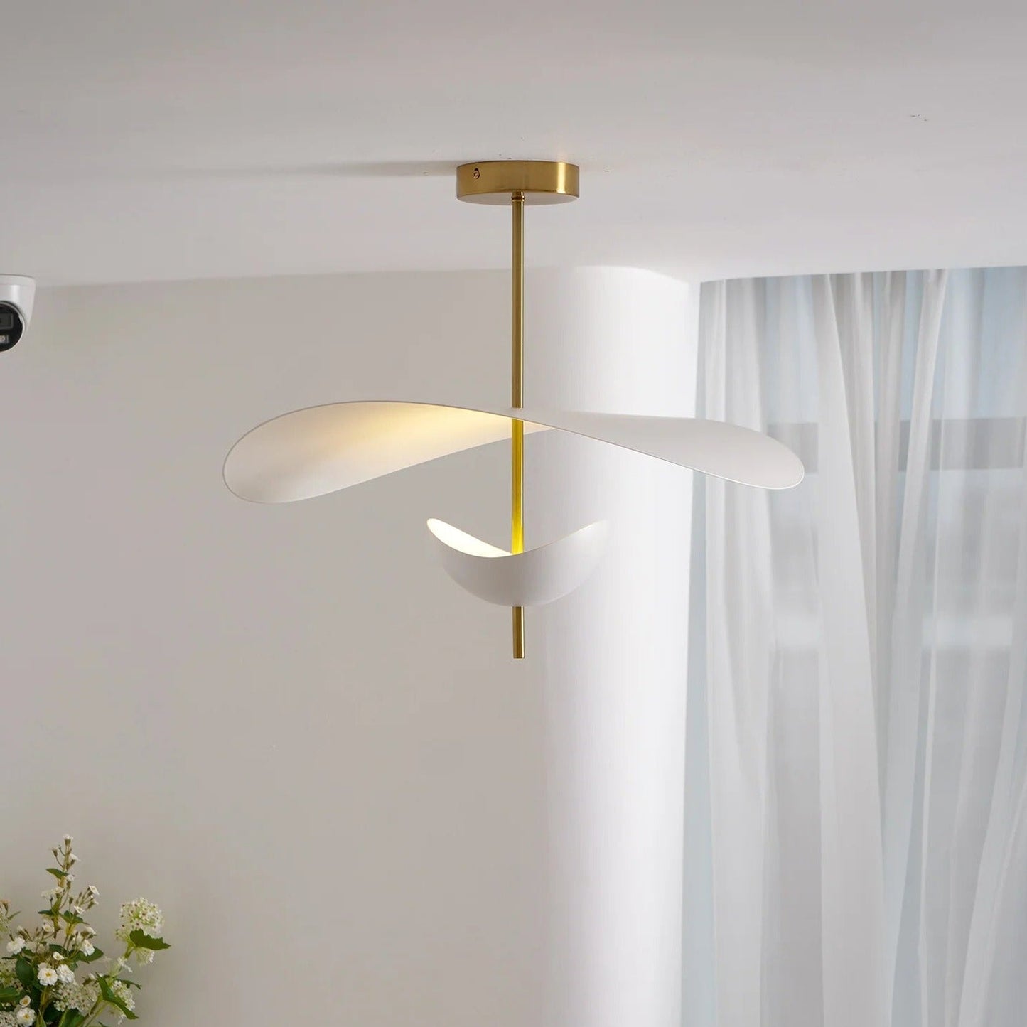 Mythos | Modern Layered Floating Metal Petal Pendant Light