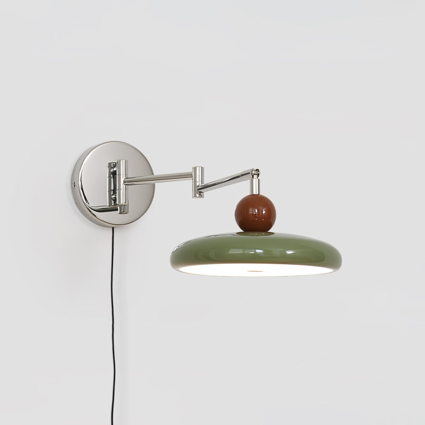 Zondrak | Geometric Round Platter Mounted Accent Wall Light