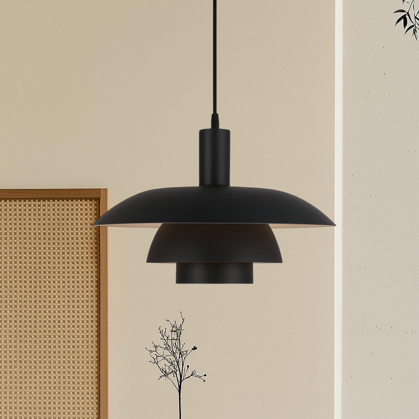 Dania | Minimalist Danish Style Layered Metal Pendant Light