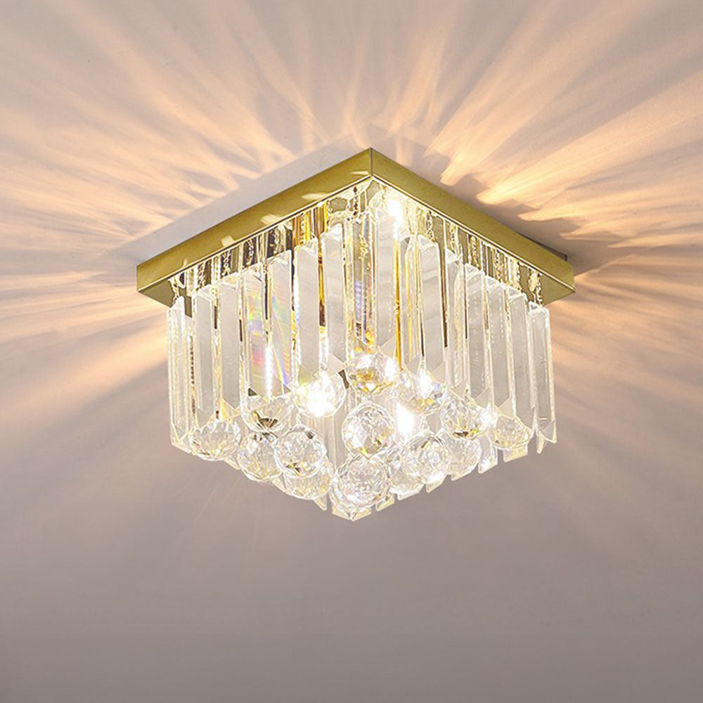 Prisma | Luxurious Crystal Prism Drum Ceiling Light