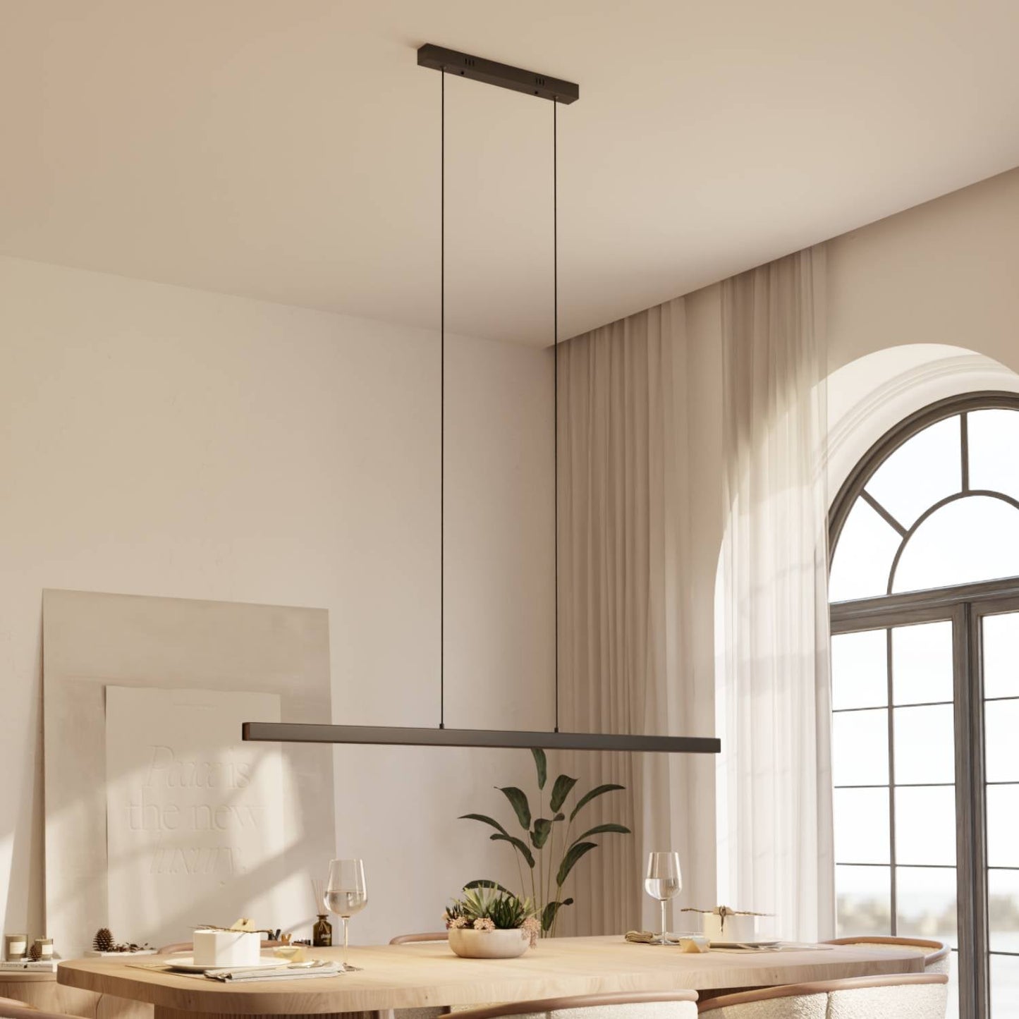 Lumis | Modern Linear Adjustable Pendant Light