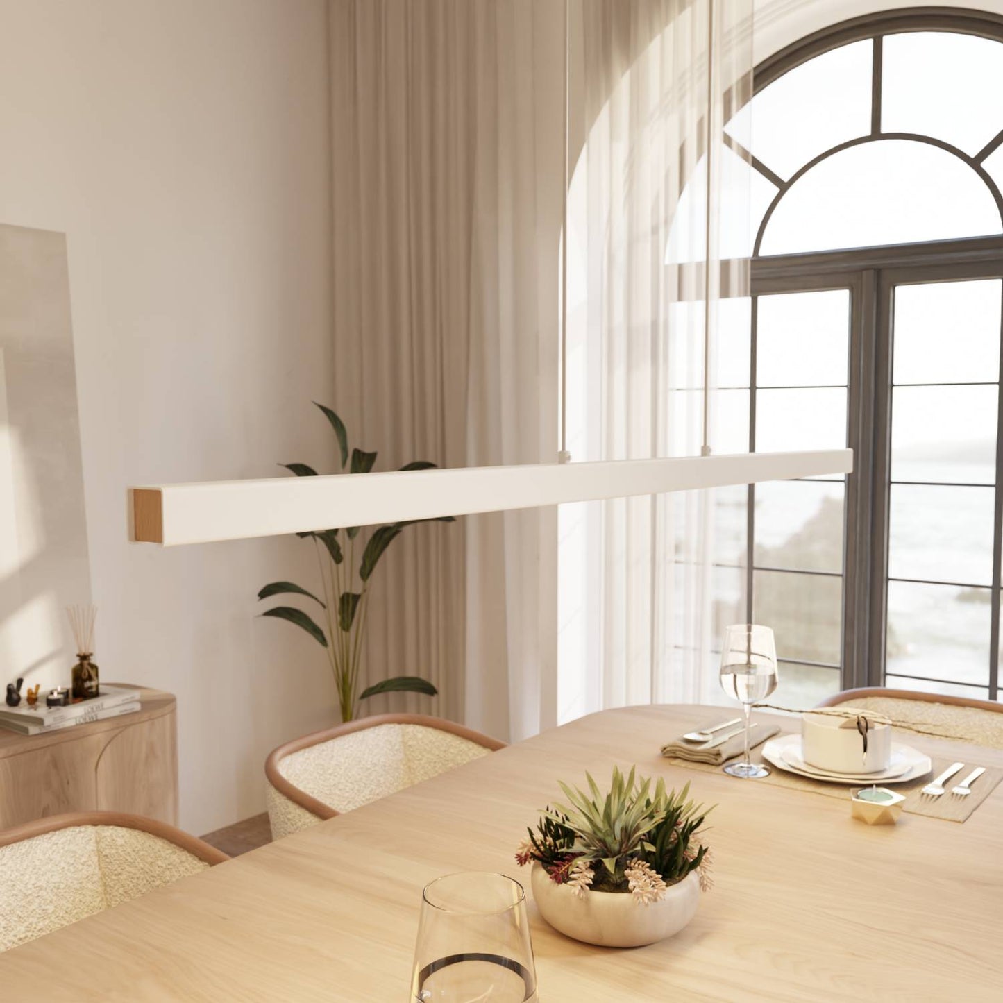 Lumis | Modern Linear Adjustable Pendant Light