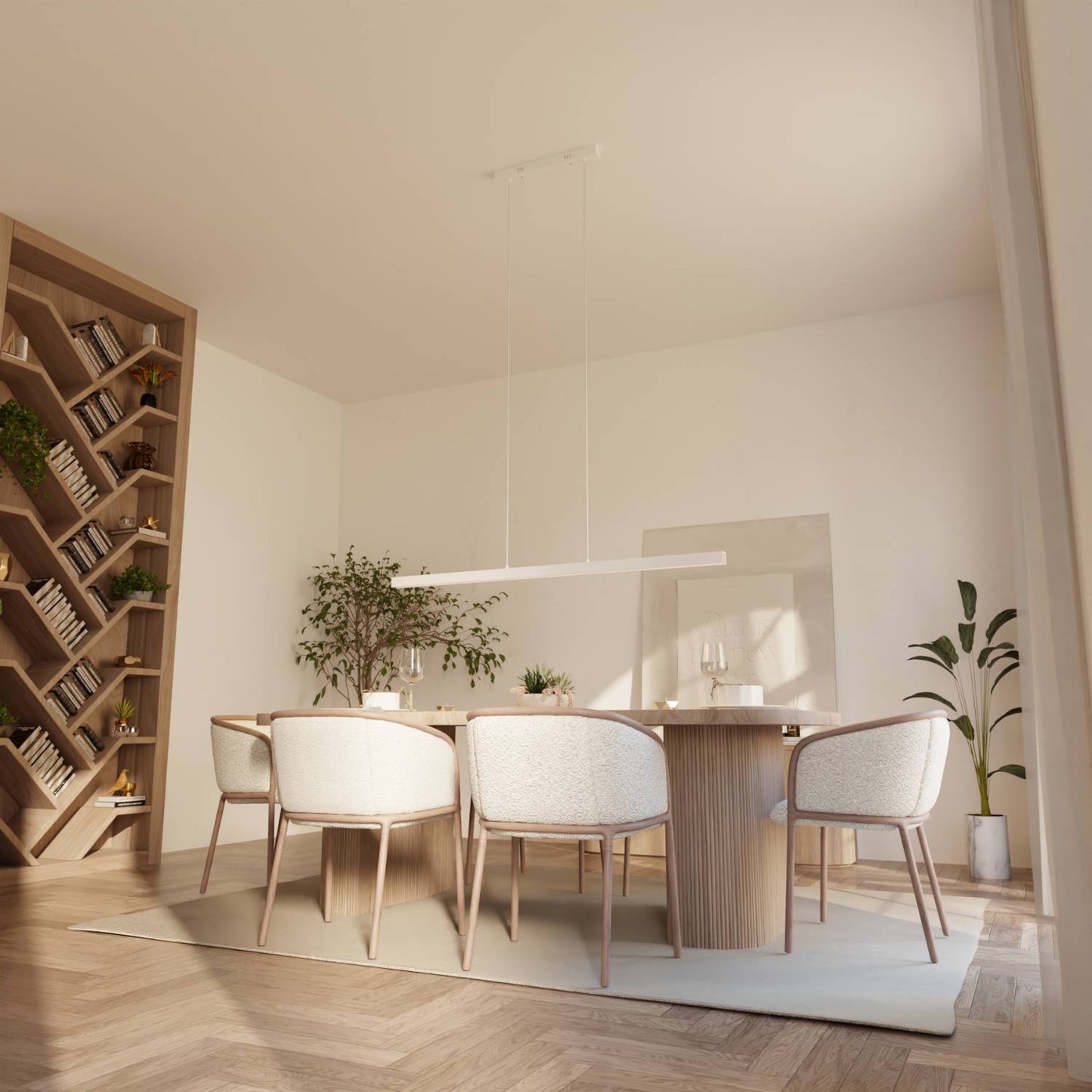 Lumis | Modern Linear Adjustable Pendant Light