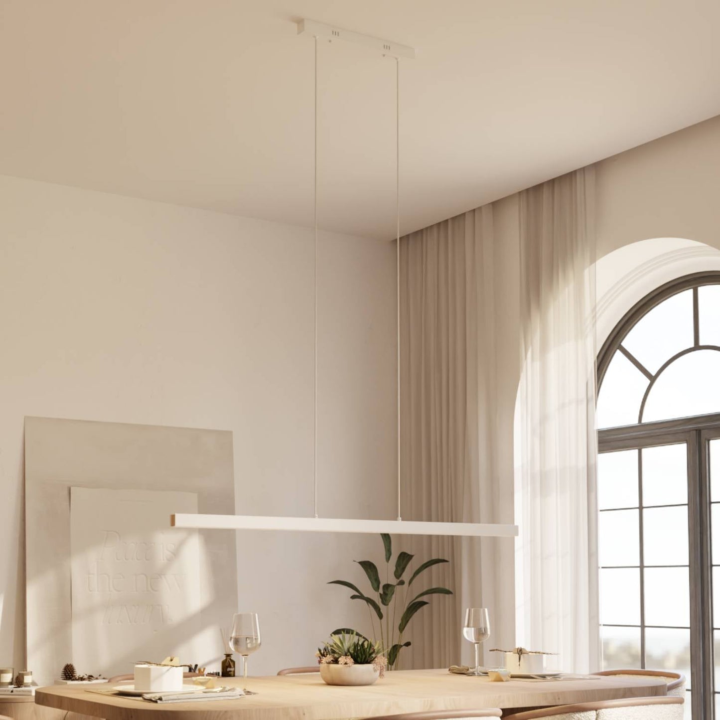 Lumis | Modern Linear Adjustable Pendant Light