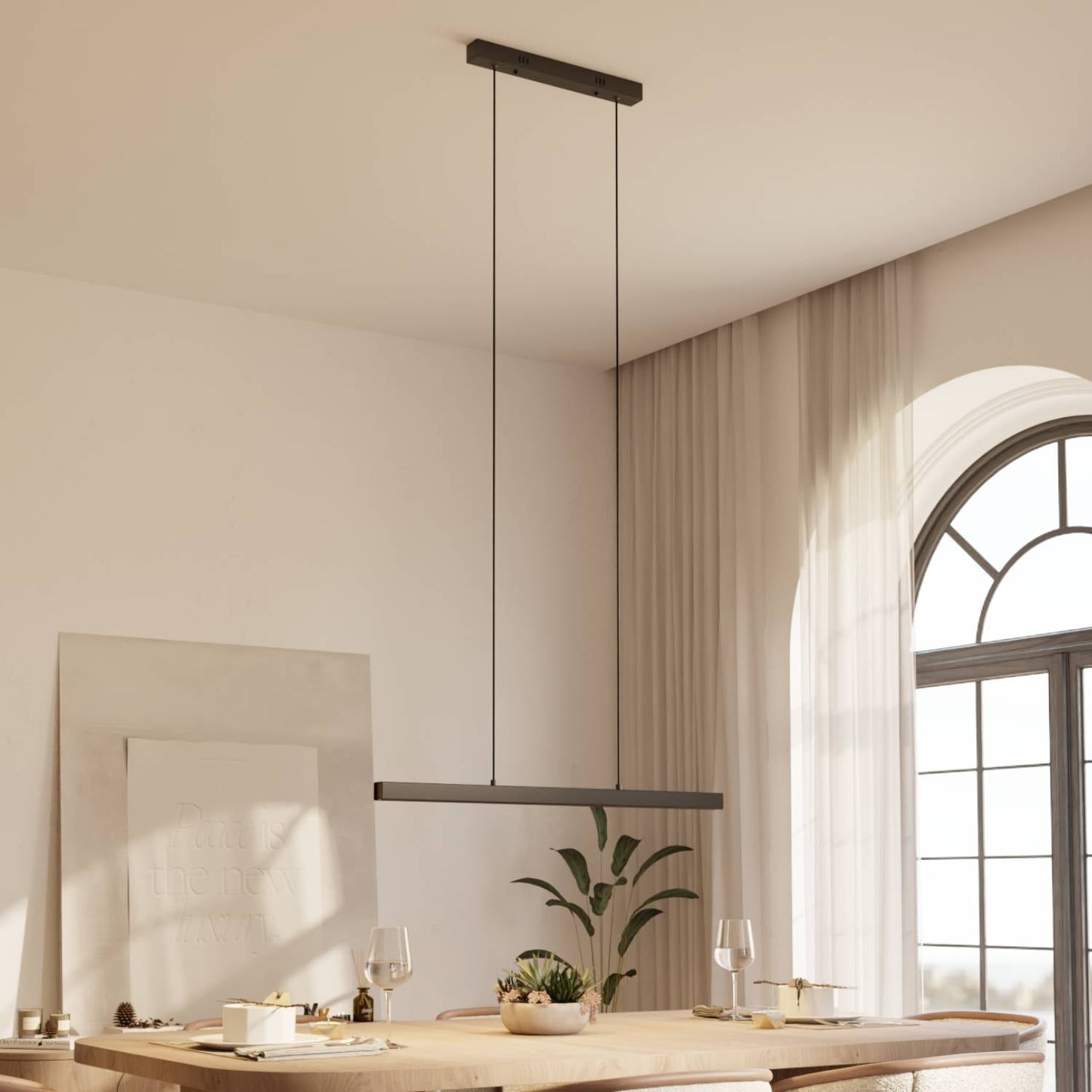 Lumis | Modern Linear Adjustable Pendant Light