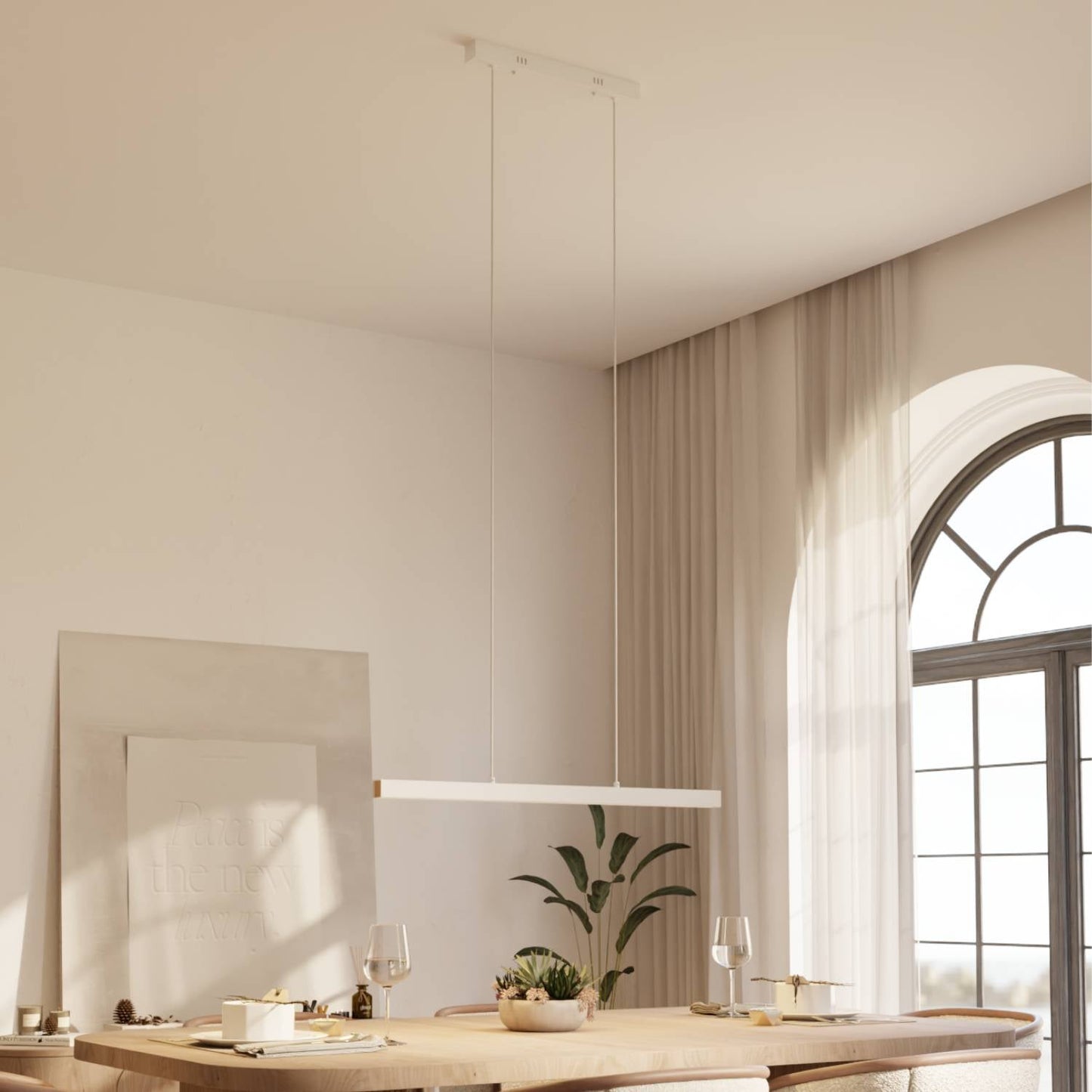 Lumis | Modern Linear Adjustable Pendant Light