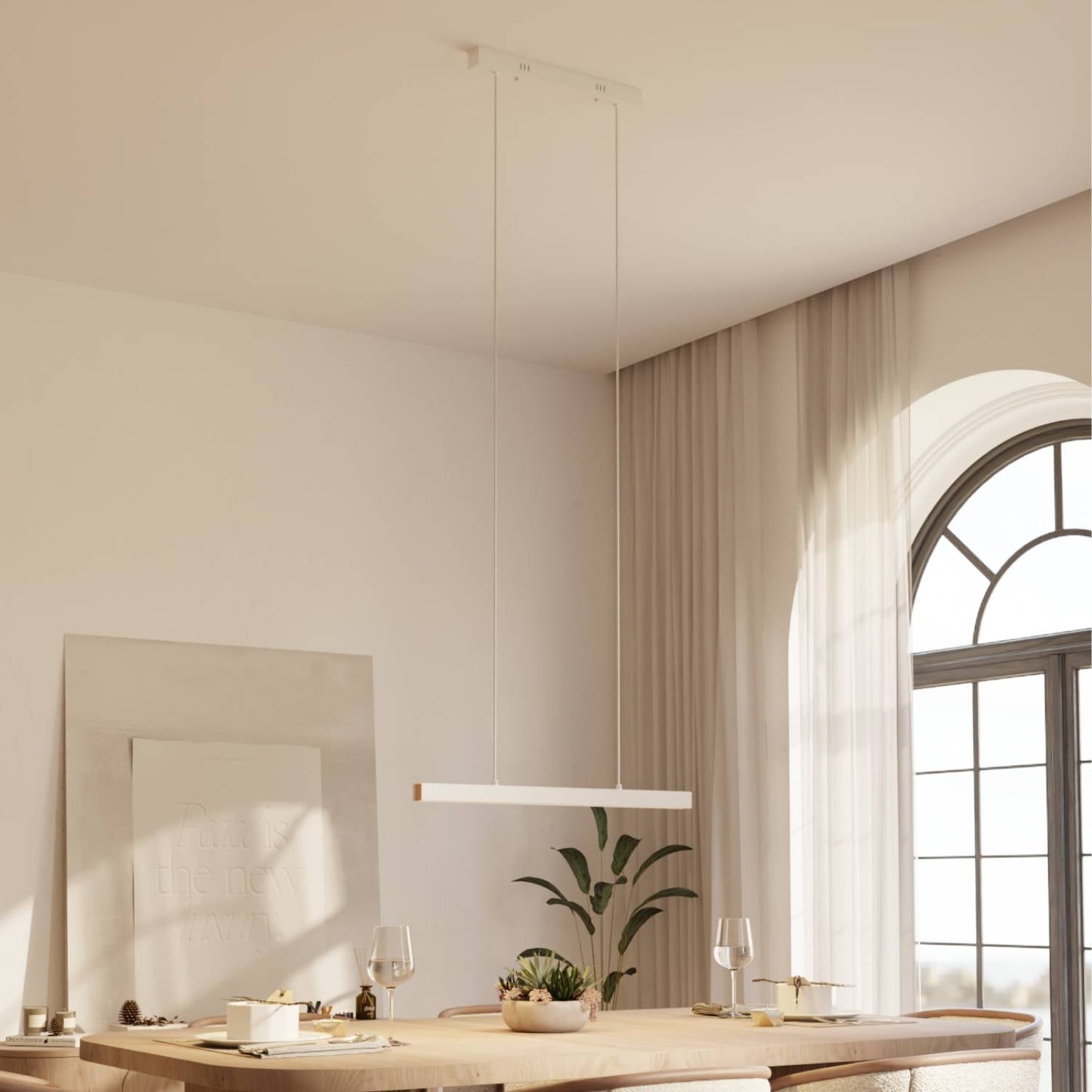 Lumis | Modern Linear Adjustable Pendant Light