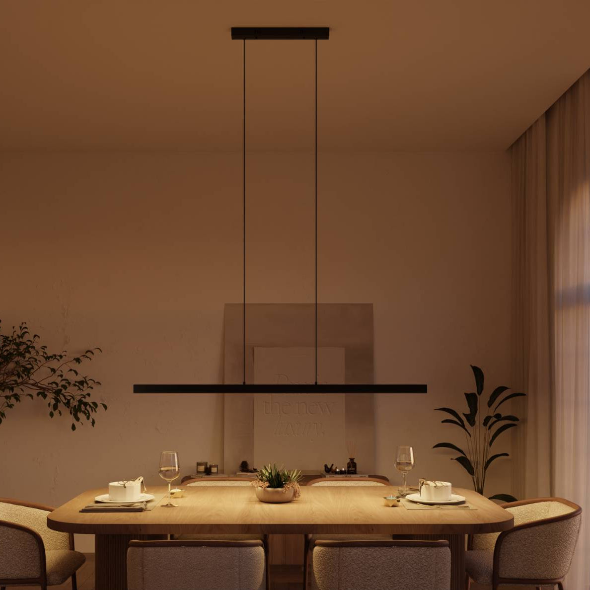 Lumis | Modern Linear Adjustable Pendant Light