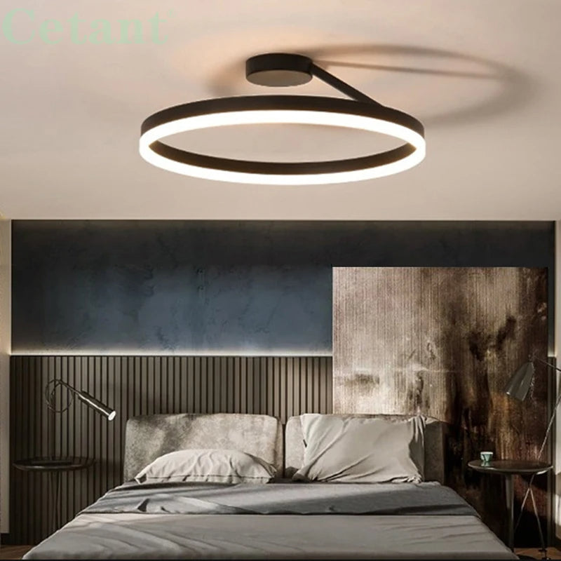 Aeris | Nordic Circular Metal Flush Mount Ceiling Light