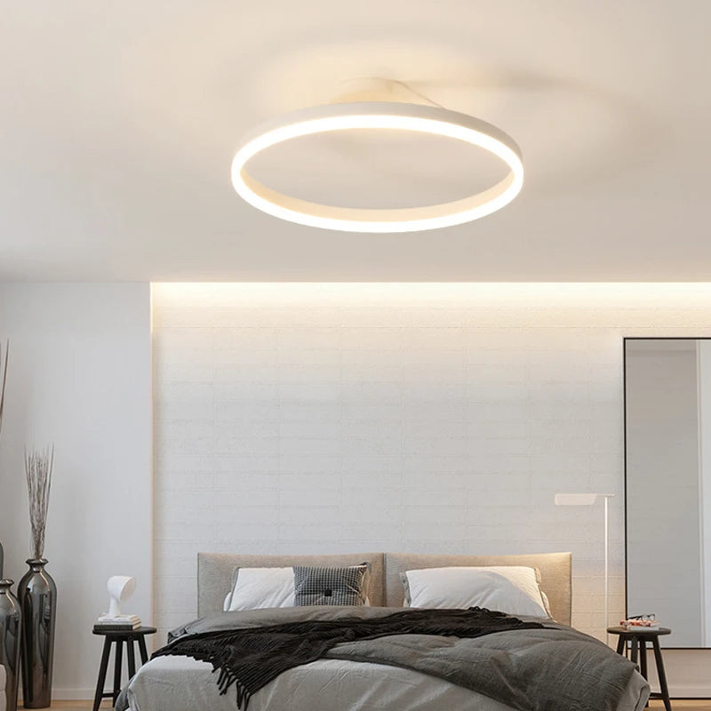 Aeris | Nordic Circular Metal Flush Mount Ceiling Light