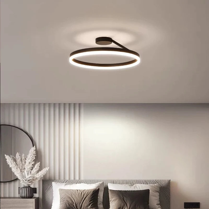 Aeris | Nordic Circular Metal Flush Mount Ceiling Light