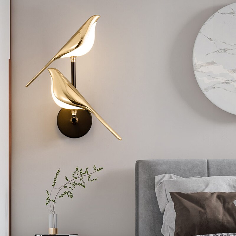 Avia | Modern Sculptural Bird Silhouette Wall Light