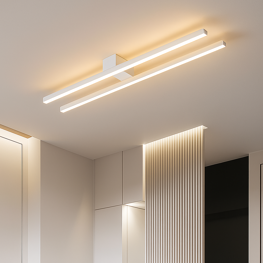 Virelow | Modern Slim Industrial Linear Bar Ceiling Light Fixture
