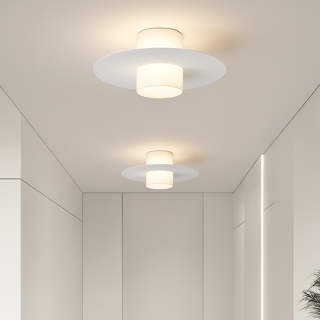 Belvorta | Abstract Curve Modern Flush Mount Ceiling Light