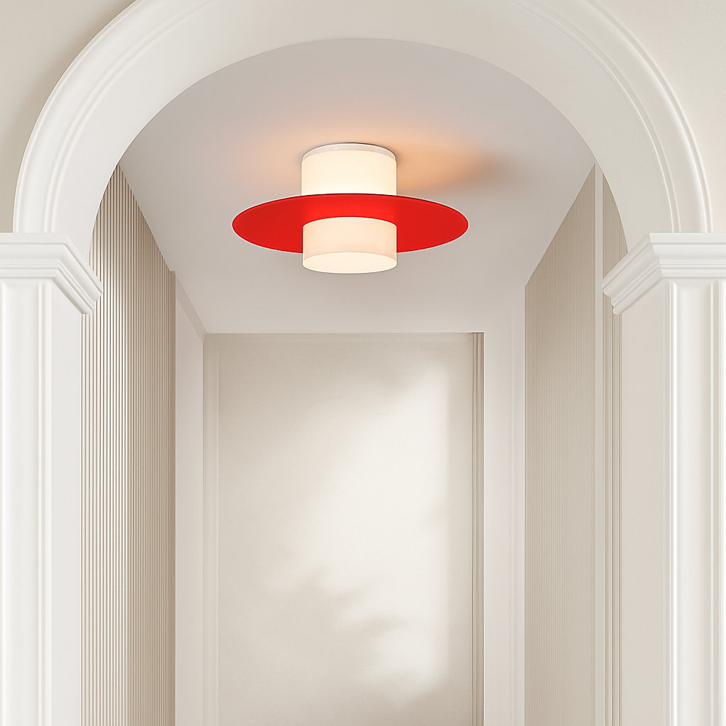 Belvorta | Abstract Curve Modern Flush Mount Ceiling Light