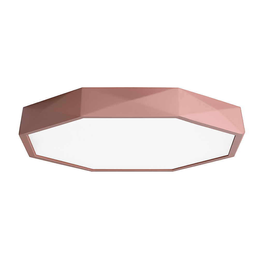 Zynthiar | Ultra Slim Geometric Octagon Acrylic Ceiling Light Fixture