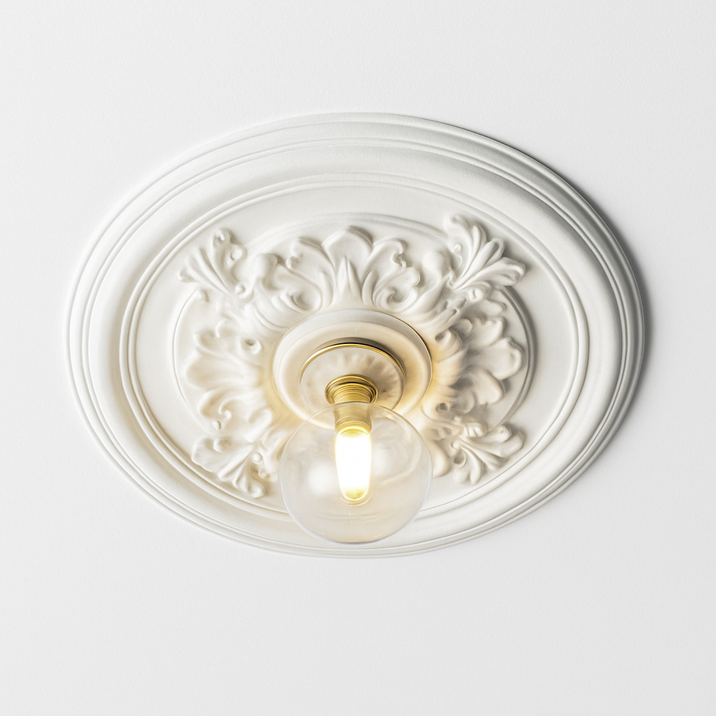 Rostevia | French Retro Carved Ceiling Light
