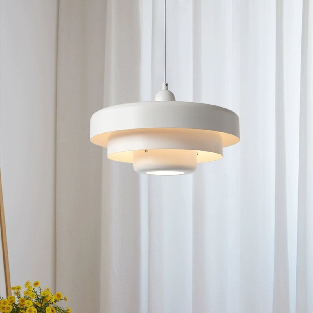 Retrova | Mid Century Modern Layered Iron Pendant Light
