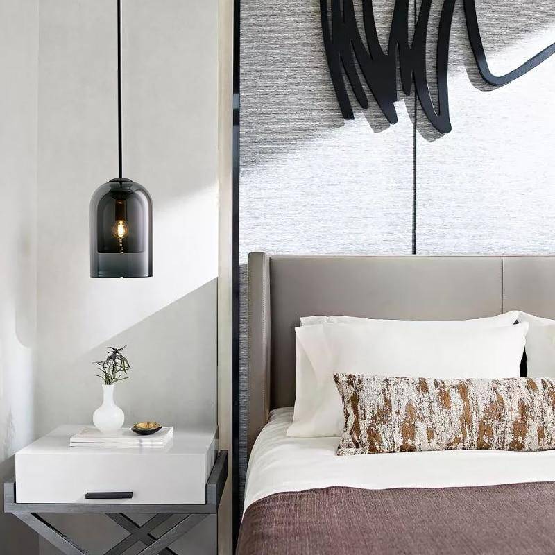 Kendervon | Tubular Tinted Glass Architectural Pendant Light