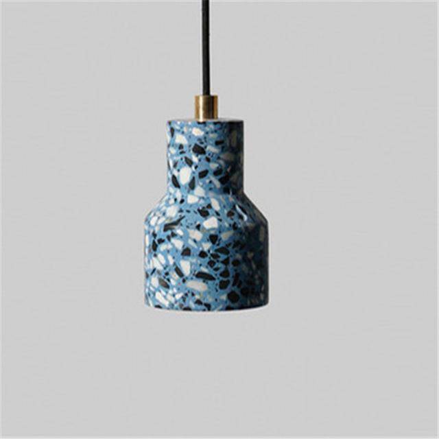 Thryvion | Speckled Stone Texture Dome Pendant Light