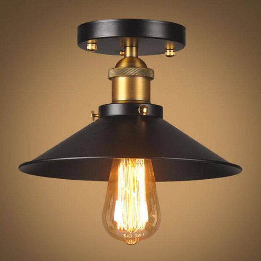 Krestlow | Vintage Vaulted Frame Rustic Retro Ceiling Light
