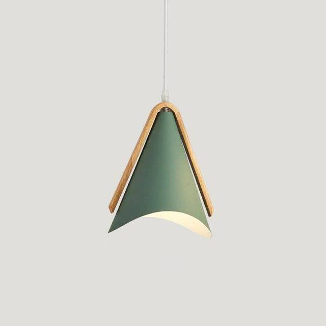 Veldoran | Nordic Tapered Timber and Iron Pendant Light