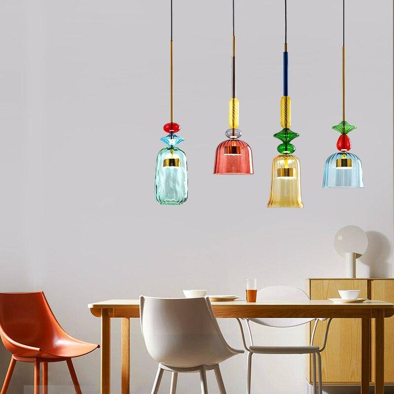 Zynthera | Modern Nordic Glass LED Pendant Light