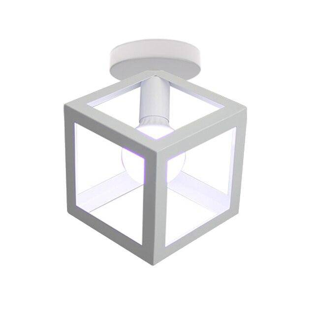 Zorquence | Geometric Cage Industrial Flush Mount Ceiling Light