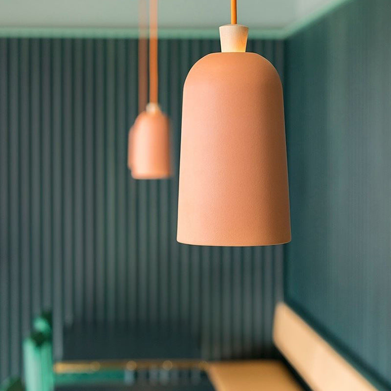 Velderan | Nordic Dome Wood Accent Pendant Light