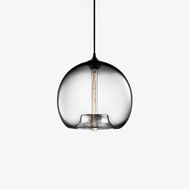 Belmounda | Modern Spherical Tinted Glass Orb Pendant Light