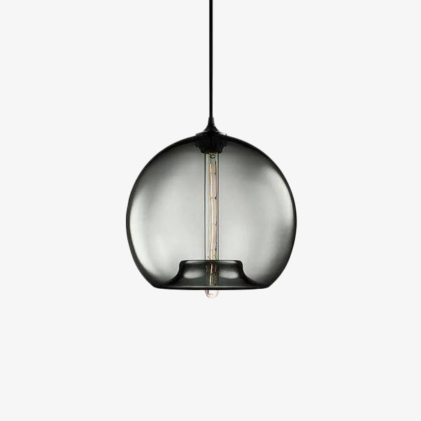 Belmounda | Modern Spherical Tinted Glass Orb Pendant Light