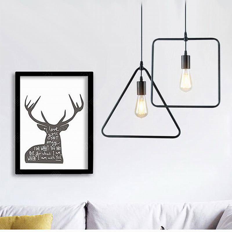 Kenjovik | Geometric Wireframe Silhouette Steel Pendant Light
