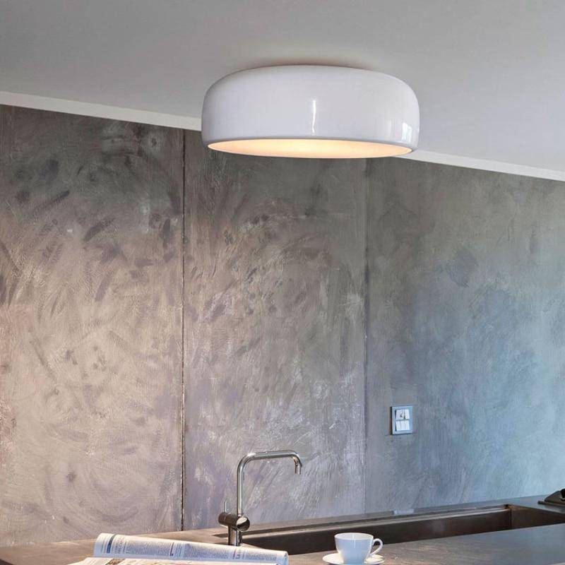 Bryntelo | Minimalist Geometric Smooth Dome Flush Mount Ceiling Light