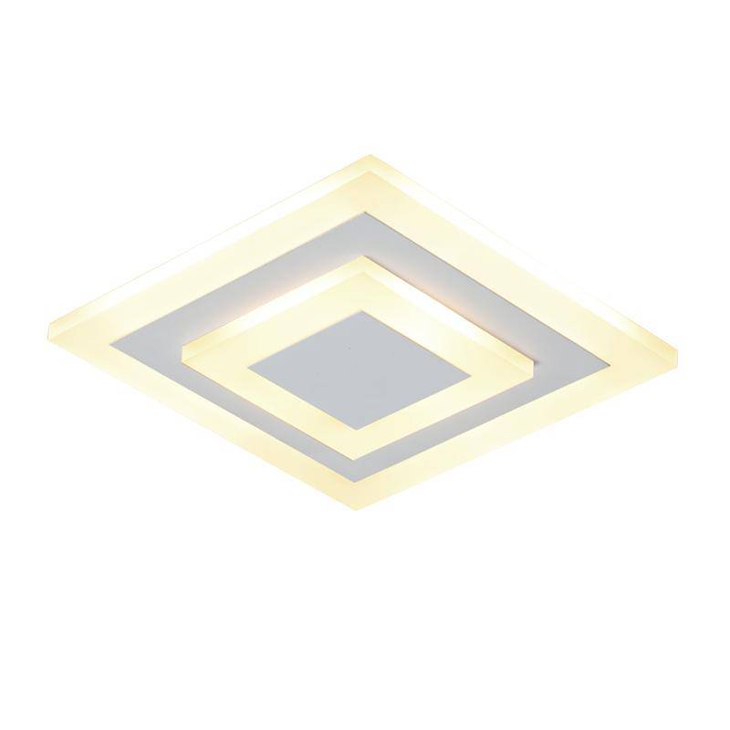 Veldoran | Slim Square Minimalist Flush Mount Ceiling Light
