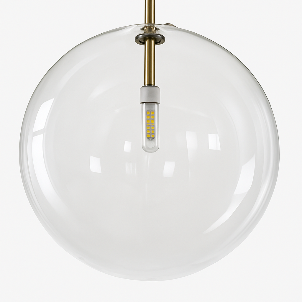 Verqis | Modern Nordic Glass Globe Ball Hanging Pendant Light