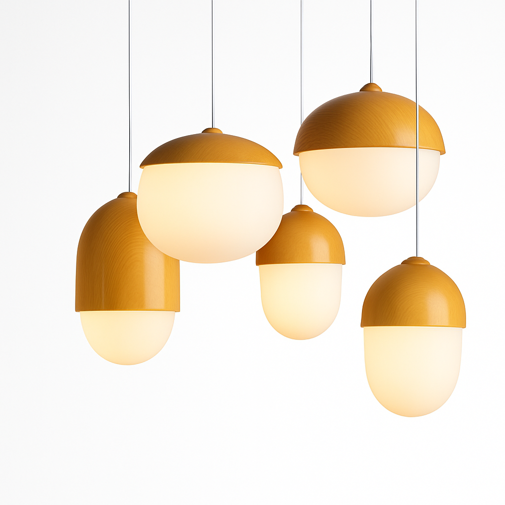 Krismont | Modern Sculptural Oval Silhouette Industrial Pendant Light